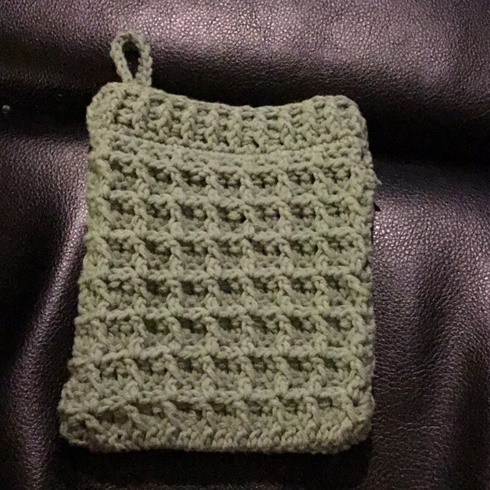 Handcrafted Shower Mitt